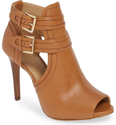 michael kors blaze open toe bootie